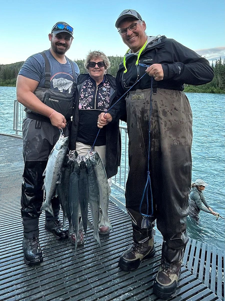 Doug and Debbie fishing